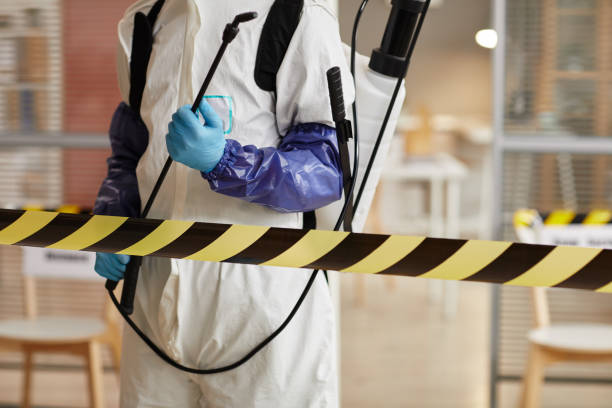 Professional Infectious Disease Decontamination technician working in San Mateo, CA